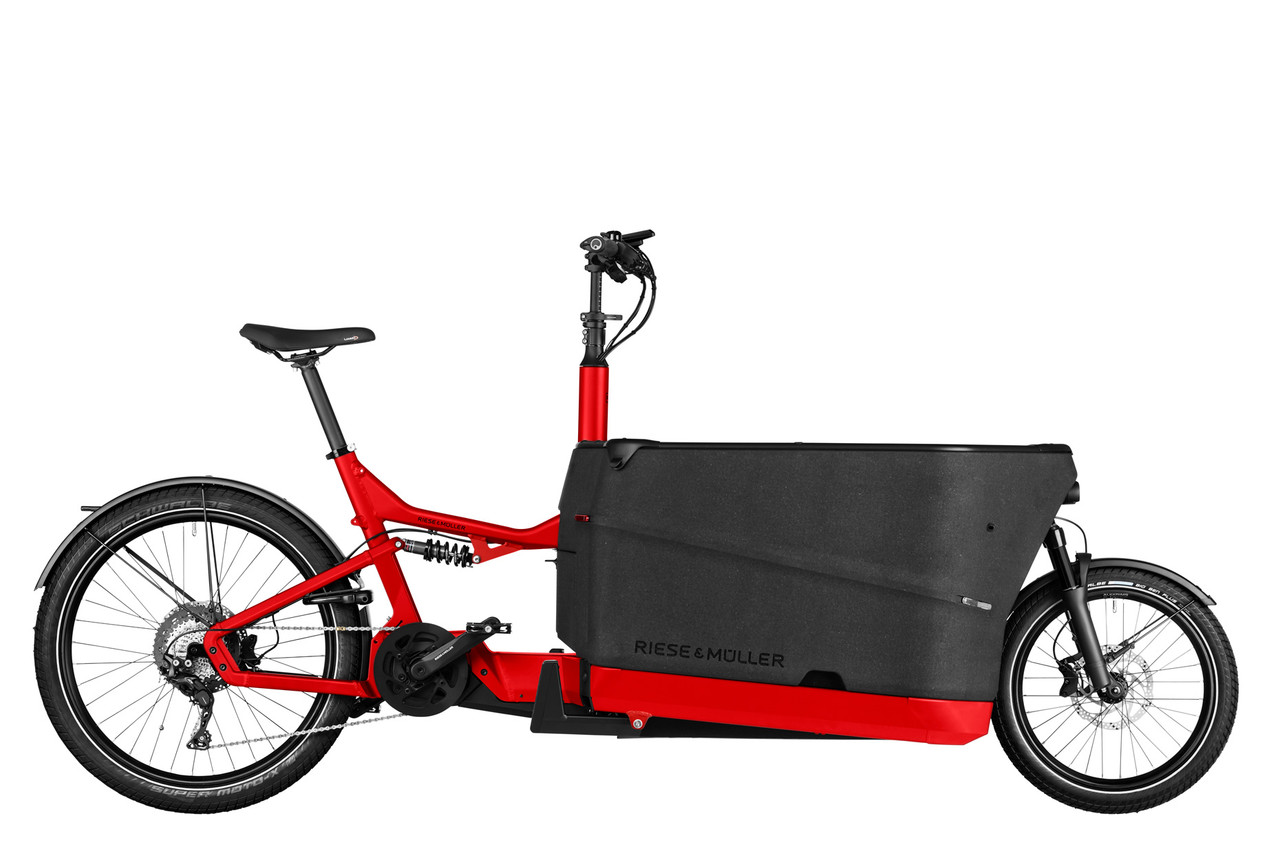 Riese and Mueller Packster2 front-loader cargo e-bike