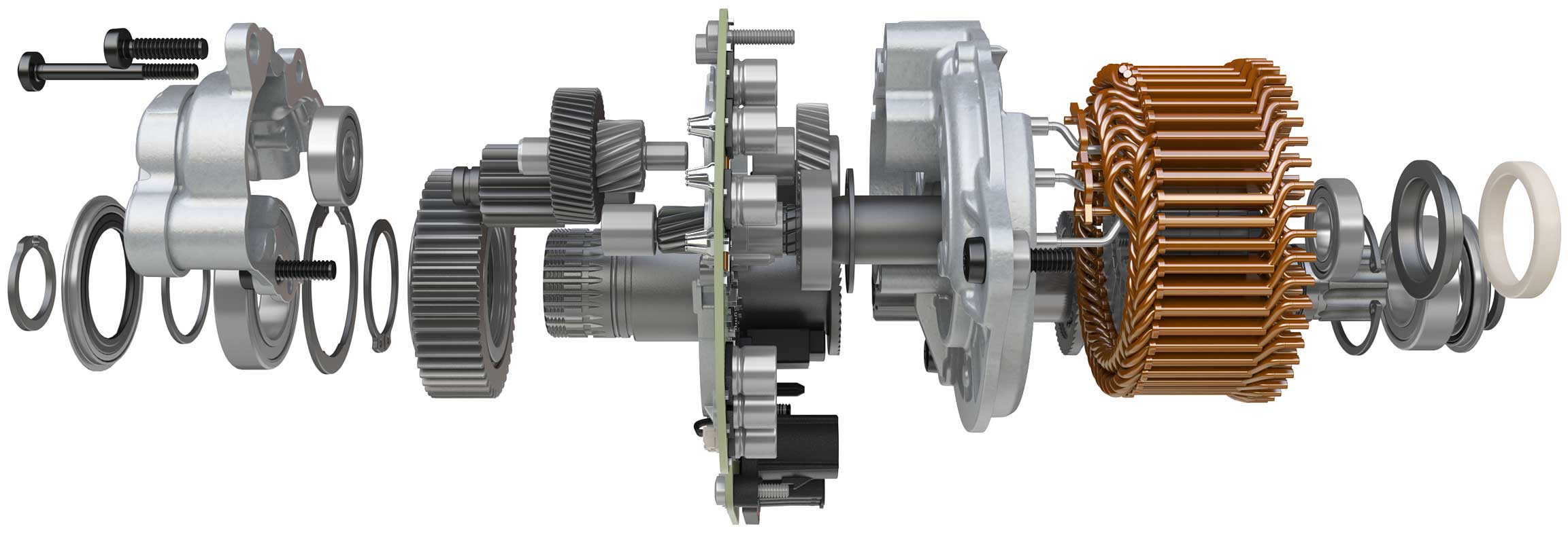Cutaway of Bosch Performance Line CX internal drive unit